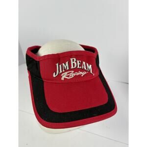 Jim Beam Racing Sun Visor Hat Red Adjustable NASCAR Robby Gordon